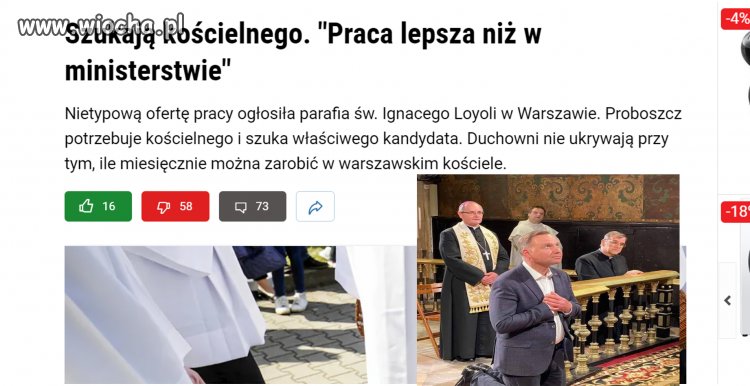 Duda podobno kręci się za robotą