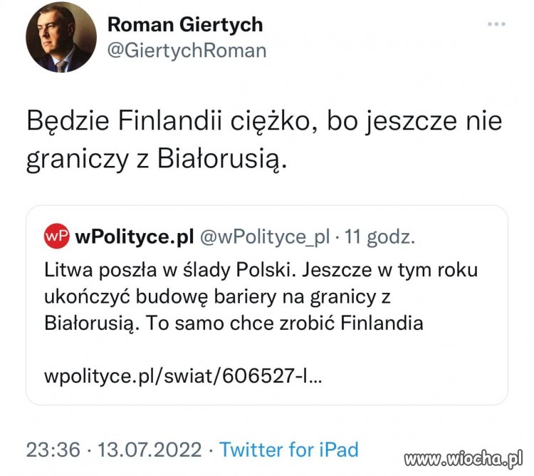 Wiecie kto tam to napisał