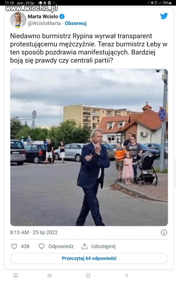 A to tylko pisowski burmistrz Łeby...
