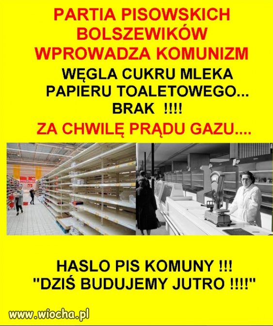 Ale ocet i musztarda potanialy, dzieki PiSowi...