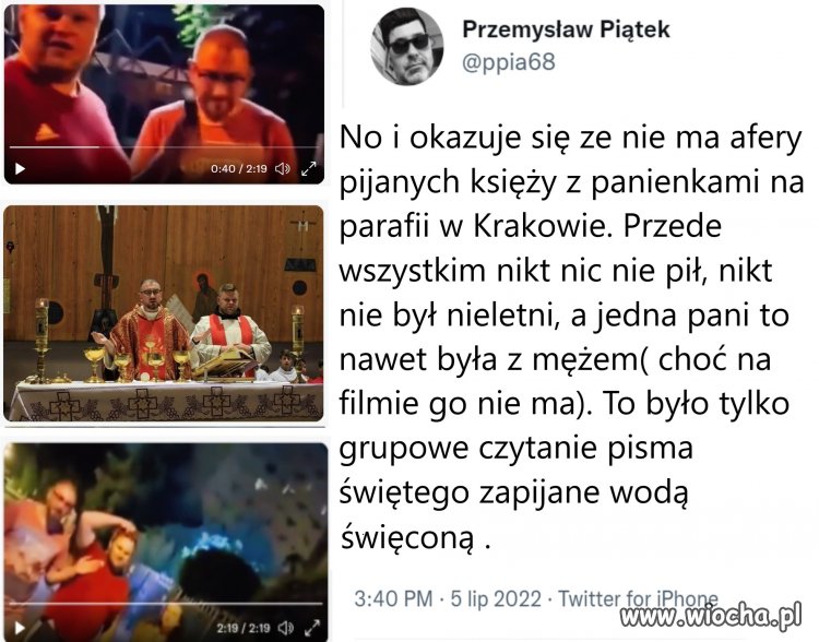 Przecież to parafia 'niepokalanego poczęcia'. 