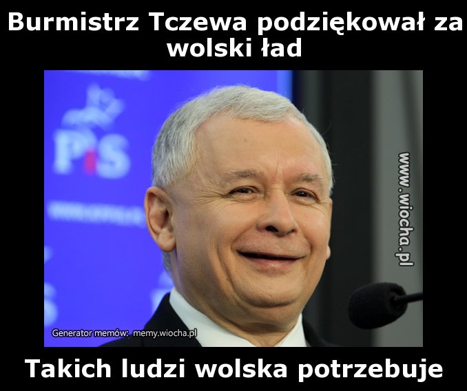 Burmistrz Tczewa podziękował za wolski ład