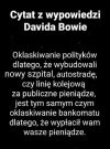 W sumie lepiej oklaskiwać bankomat 
