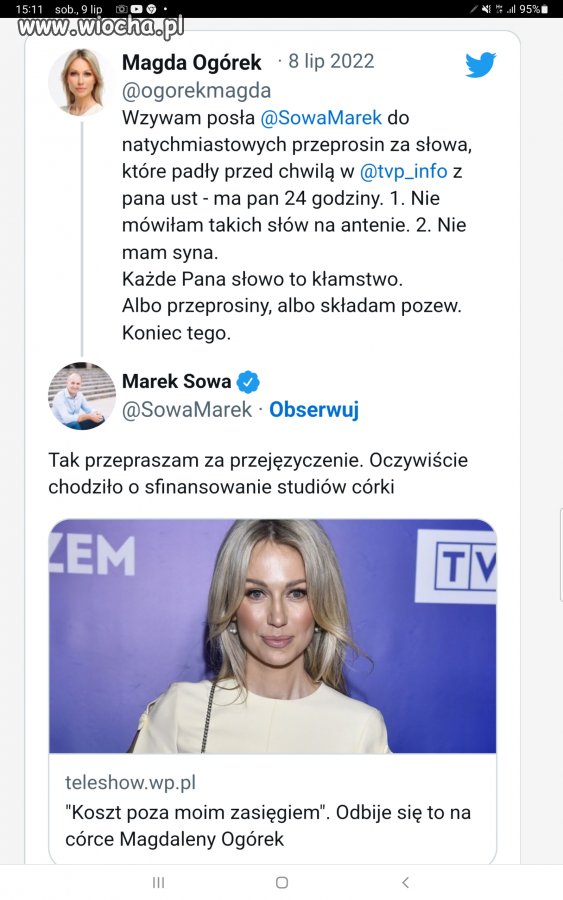 Pindzia z tvpis strzela świętym oburzeniem z d...