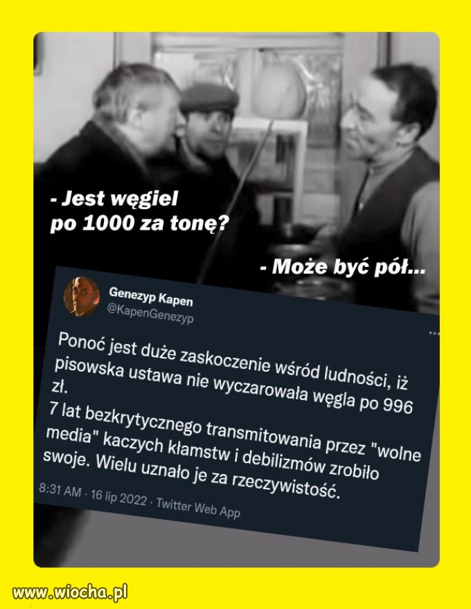 Duże zaskoczenie...