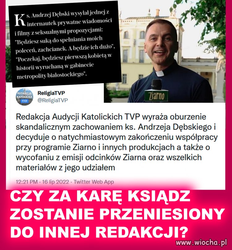 Jak wysoko zaszedł. Bardzo się wyróżniał i angażował. Taki prawdziwy ksiądz.