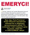 Mateuszek brnie w kłamstwo aż robi się niemiło.