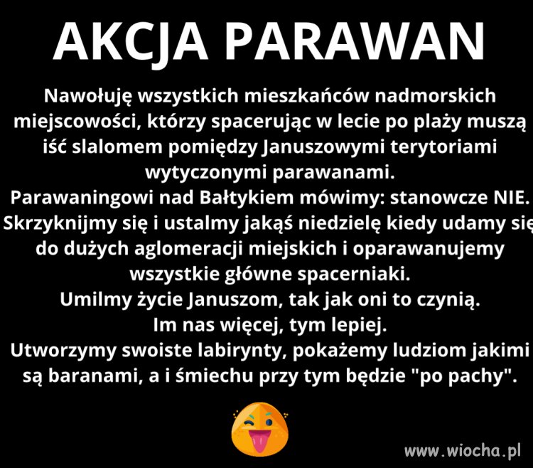 Parawaning STOP
