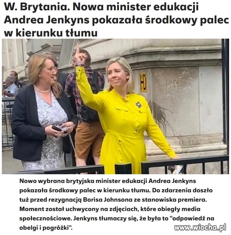 Niby w takim UK wysoka kultura polityczna.