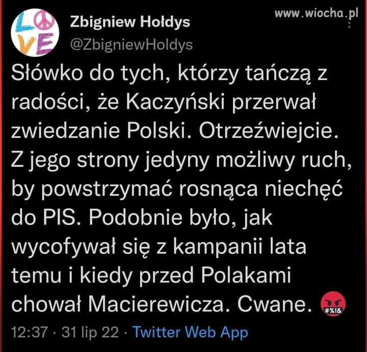 To ma drugie dno, knuje coś nowego