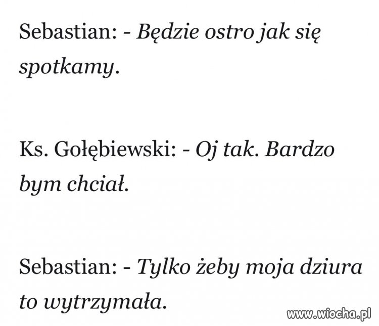 Następny ksiądz który świntuszy na smartfonie.