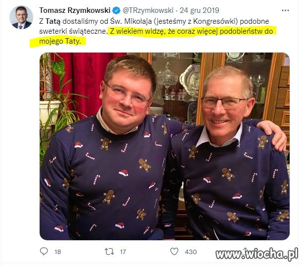 Niedaleko pada jabłko od jabłoni.