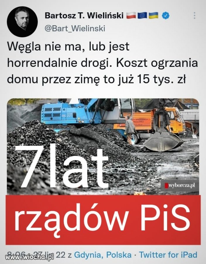 Znowu wrócimy do tego, co było kiedyś. Ludzie będą palić wszystkim
