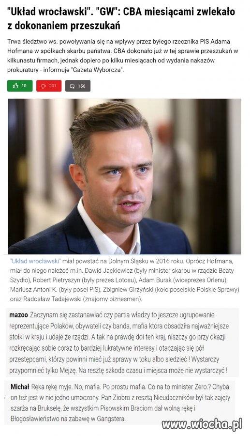 CBA miesiącami zwlekało z dokonaniem przeszukań.