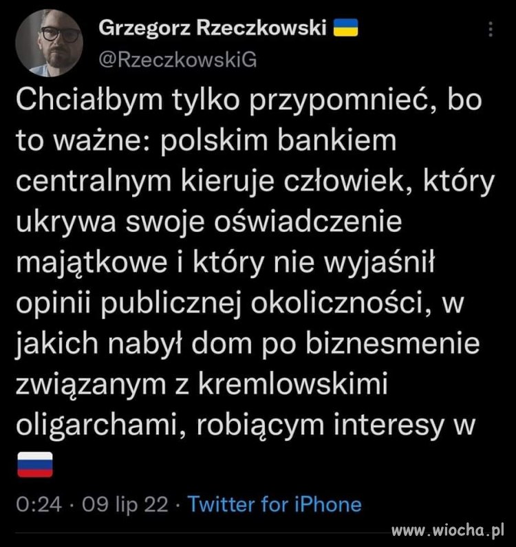 Chciałem tylko przypomnieć 