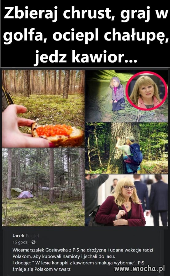 Zbieraj chrust, graj w golfa, ociepl chałupę, jedz kawior...   