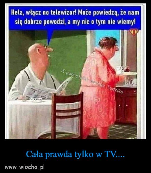 Coraz mniej Polakow oglada propagande na TVPiS...