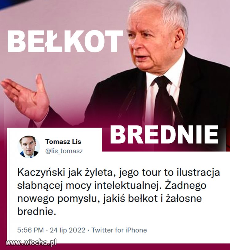 A elektorat to wszystko łyka jak młody pelikan.