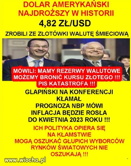 Drukowanie pieniedzy bez pokrycia, nie jest bezkarne!