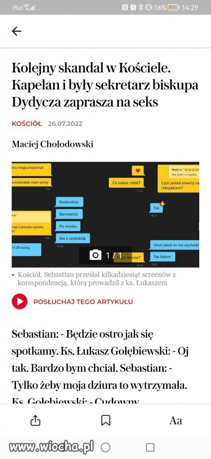 Jak dobrze pójdzie, to obok PiS zostanie również zaorany kościół