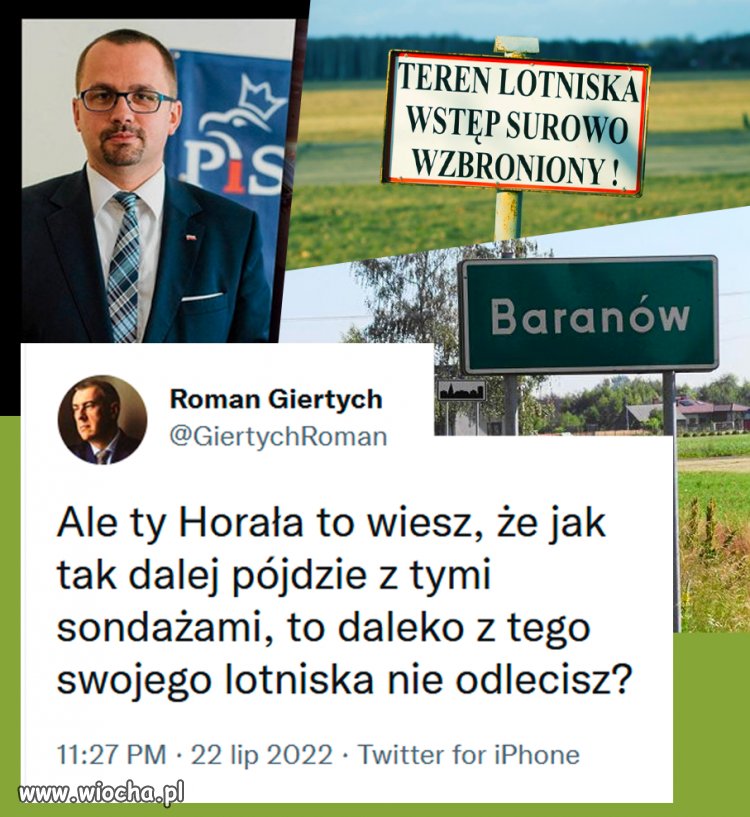 Odleci z Baranowa za kratki jeśli wcześniej