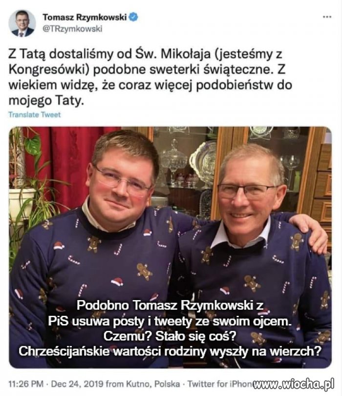 ... okaże się że nie ma ojca 
