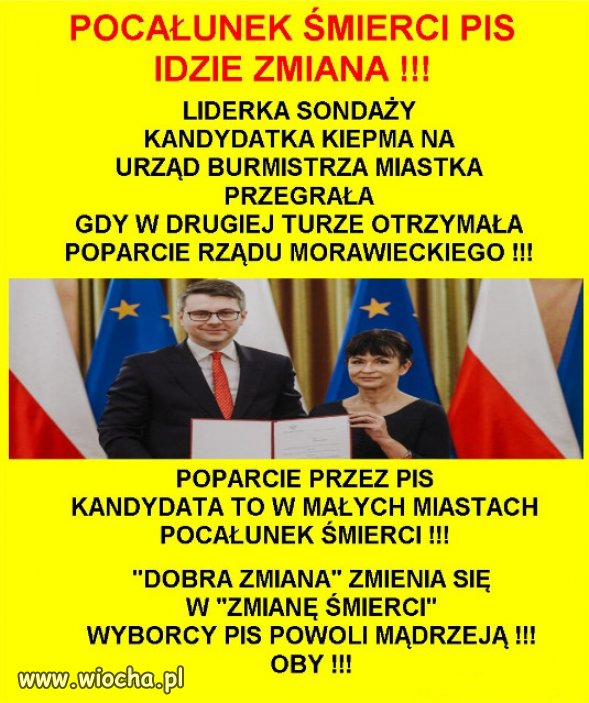 Ludzie idą po rozum do głowy...nie chcą kliki PiSu