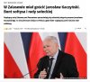 Coraz mniej Polaków, chce gościć Kaczyńskiego!