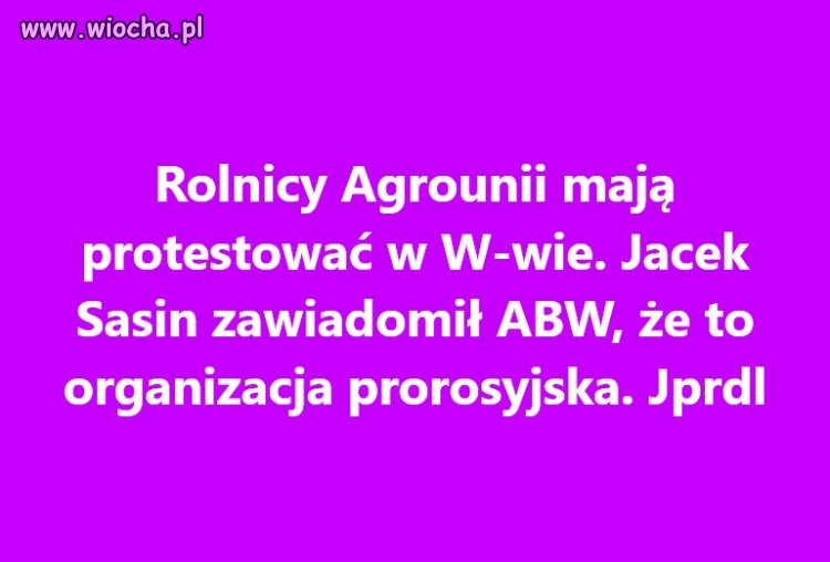 No jak panie przewodniczący Agrouni było swego 