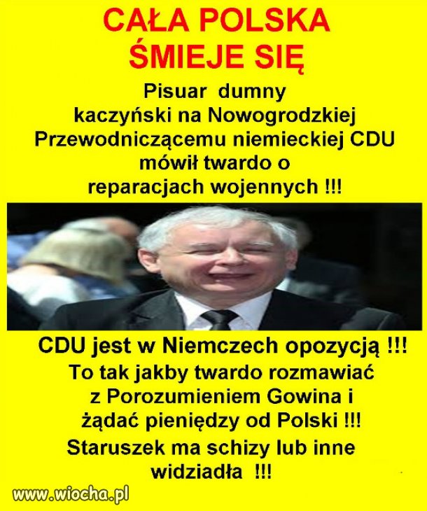 Czy rozumiecie ze wariat rzadzi Polska?