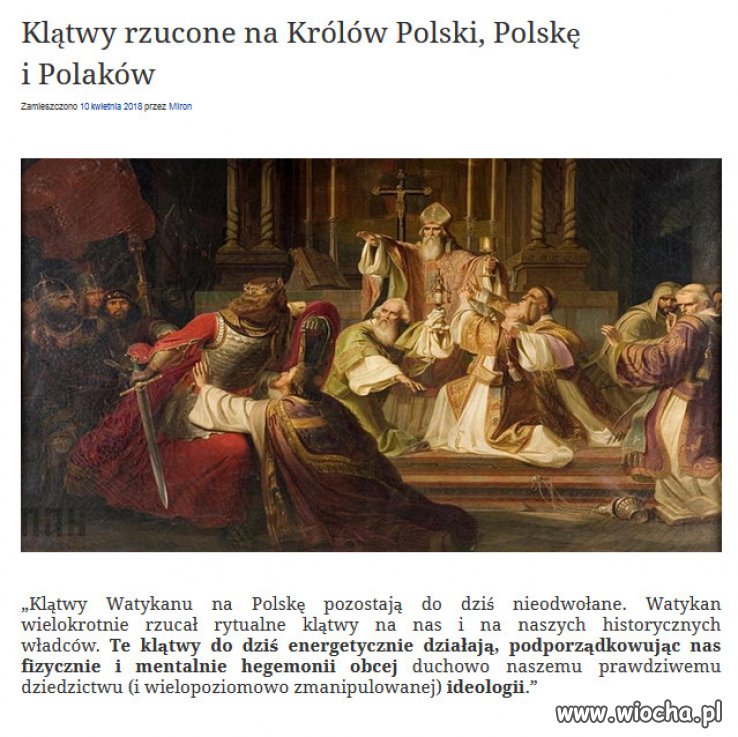 Watykan nigdy się nie pieścił z Polską...