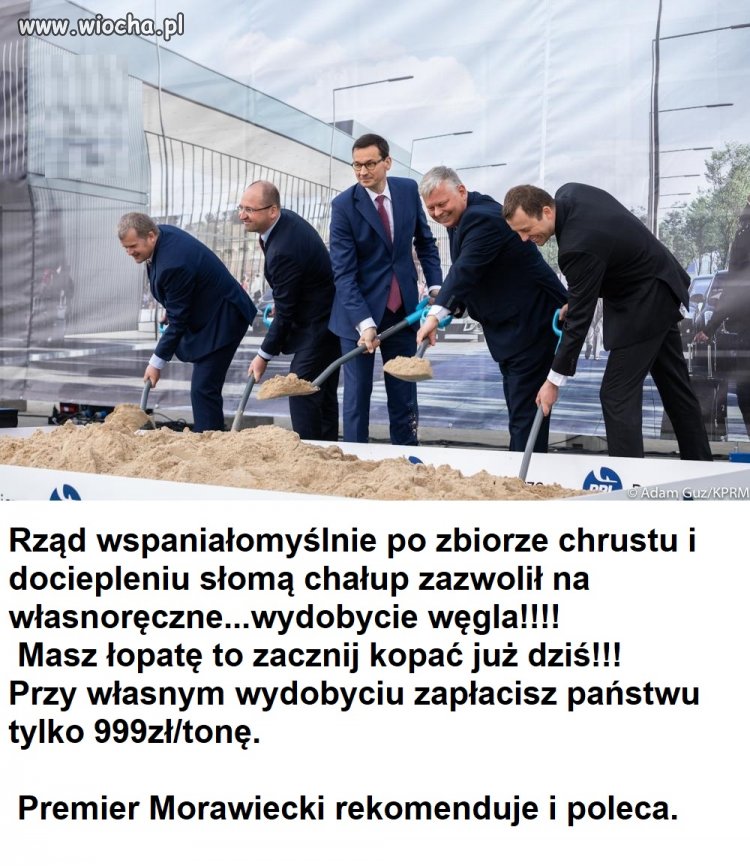 Chrust zebrany, chałupa docieplona...łap za łopatę