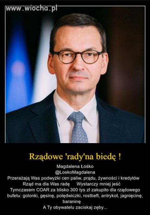 Nie martwcie się o rząd PiSu, oni się wyżywią...