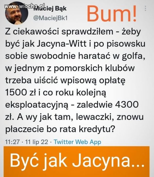 Być jak Jacyna