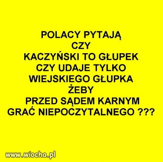 Ja tylko dla kolegi pytam...