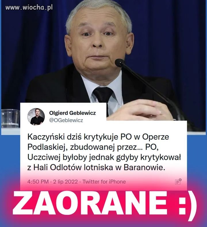 Baranów byłby w sam raz.