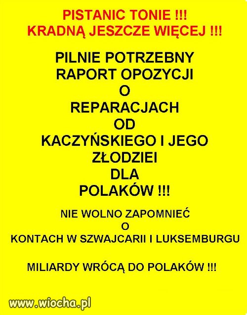 Dość katopisofaszyzmu...