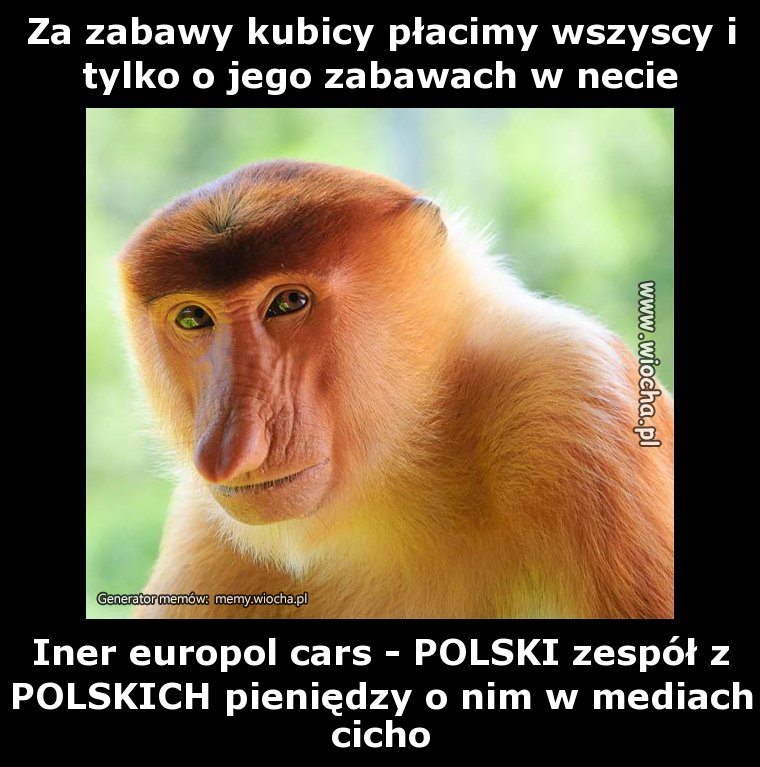 Za zabawy kubicy płacimy wszyscy i tylko o jego