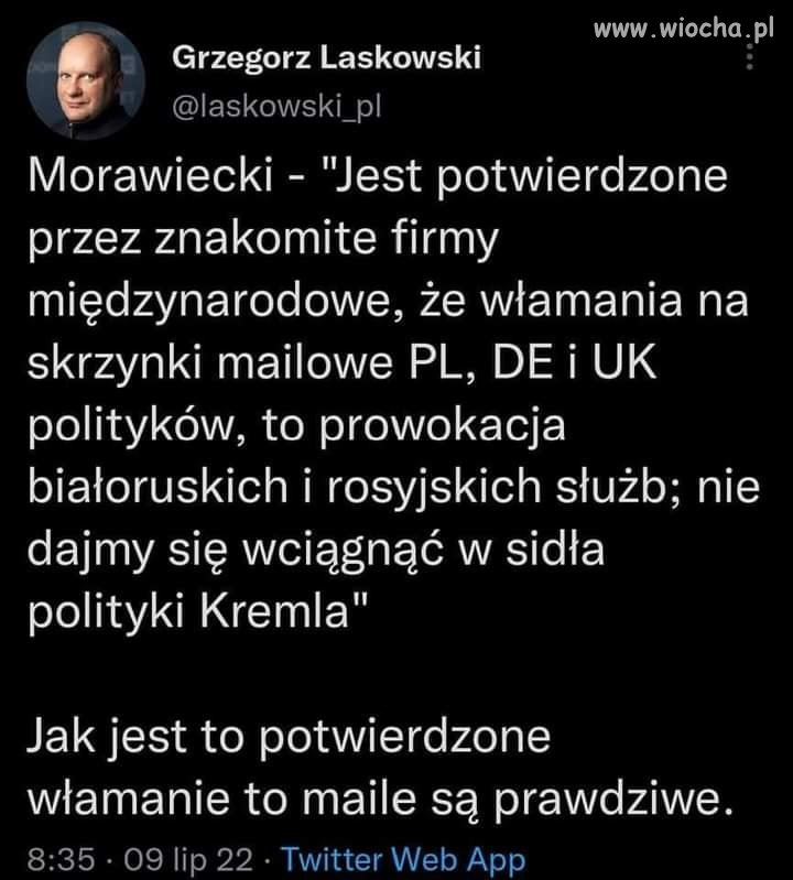 Jakoś ruskie podsłuchy u Sowy im nie przeszkadzały i pozwoliły wygrać wybory