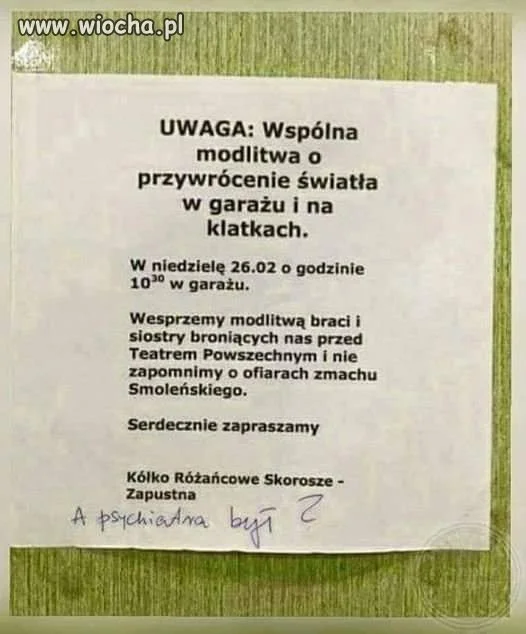 Modły o światło