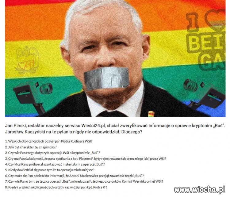 Osiem pytań, na które boi się odpowiedzieć Kaczyński