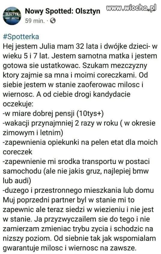 Miłość i wierność dobrze owszem