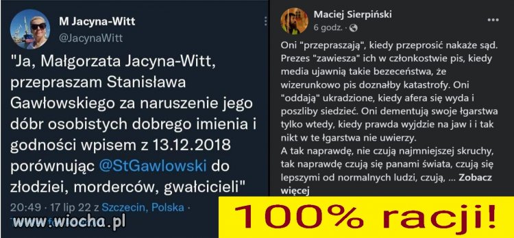 Dopóki PiS nie zaczął rządzić nie miałam świadomości, 