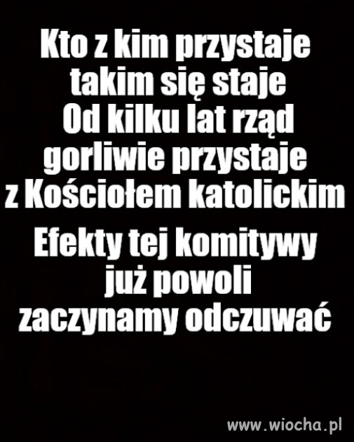 Kościół katolicki zmanieruje każdego