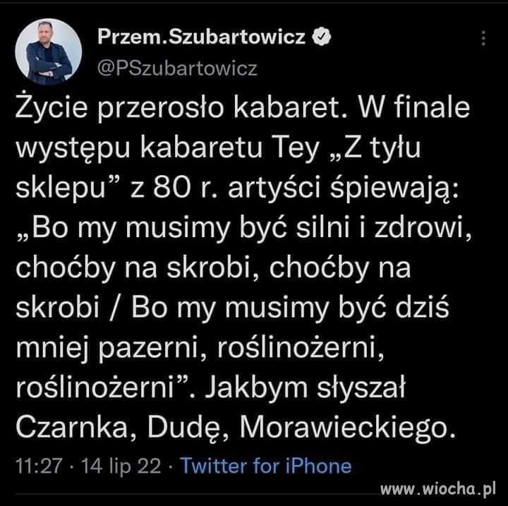 Nam polędwica oraz schab nie smakuje tak jak szczaw.