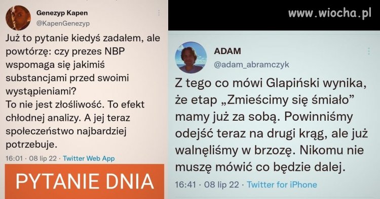 Po wystąpieniu Glapińskiego