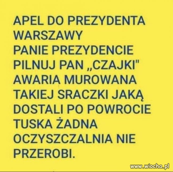 Znowu będzie awaria Czajki?