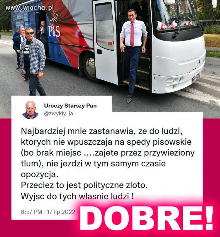 Warto ''zagospodarować'' tych ludzi, których pisowe nie wpuszczają na swoje spędy