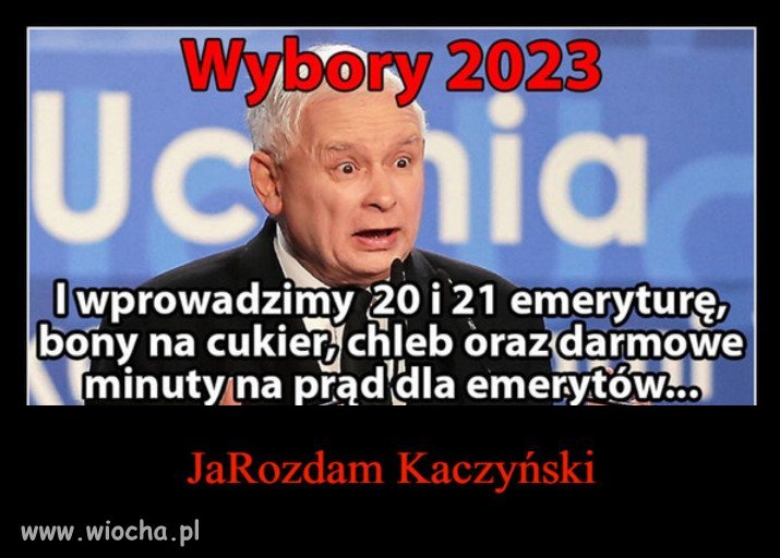 Obiecanki cacanki a głupiemu elektoratowi PiSu radość!