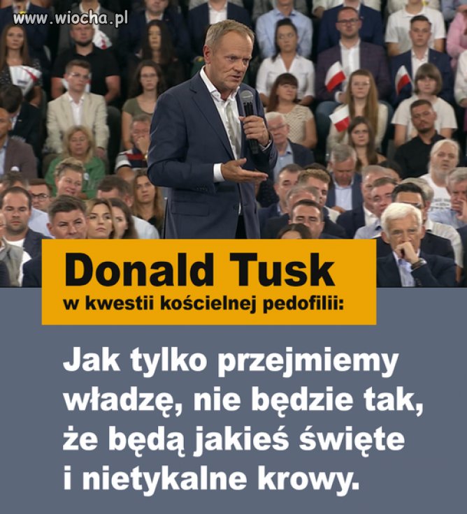 Tusk o pedofilii w kościele